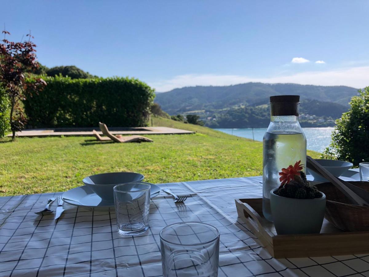 Adosado En La Costa Con Excelentes Vistas Al Estuario De Urdaibai Villa Mundaka Exterior foto