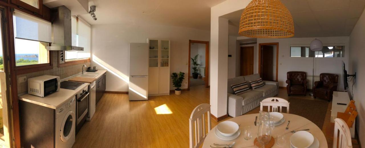 Adosado En La Costa Con Excelentes Vistas Al Estuario De Urdaibai Villa Mundaka Exterior foto